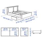 Songesand bed 140x200, Huis en Inrichting, Slaapkamer | Stapelbedden en Hoogslapers, Gebruikt, Ophalen of Verzenden, Hoogslaper