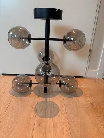Ebb & Flow Hanglamp Zwart 6 Bollen beschikbaar voor biedingen