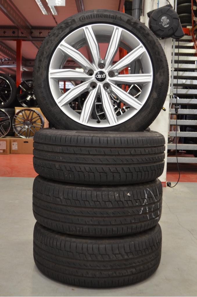 19" Audi A6 Velgen 5x112 ET40 66.6 + Zomerbanden, Auto-onderdelen, Banden en Velgen, Banden en Velgen, Zomerbanden, 19 inch, 245 mm