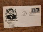Envelop+postzegel met een In Memoriam van John F. Kennedy, Verzamelen, Ophalen of Verzenden, Zo goed als nieuw
