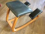 Stokke/ Varier variable balans met leren bekleding, Huis en Inrichting, Bureaustoelen, Ophalen, Gebruikt, Zwart, Bureaukruk
