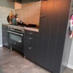 DONKERGRIJS EILAND LANDELIJKE KEUKEN, Huis en Inrichting, Keuken | Complete keukens, Ophalen, Graniet of Steen, Dubbelwandige keuken