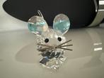 Kristallen Muis Beeldje Swarovski, Tuin en Terras, Tuinbeelden, Ophalen of Verzenden, Zo goed als nieuw, Overige materialen, Dierenbeeld