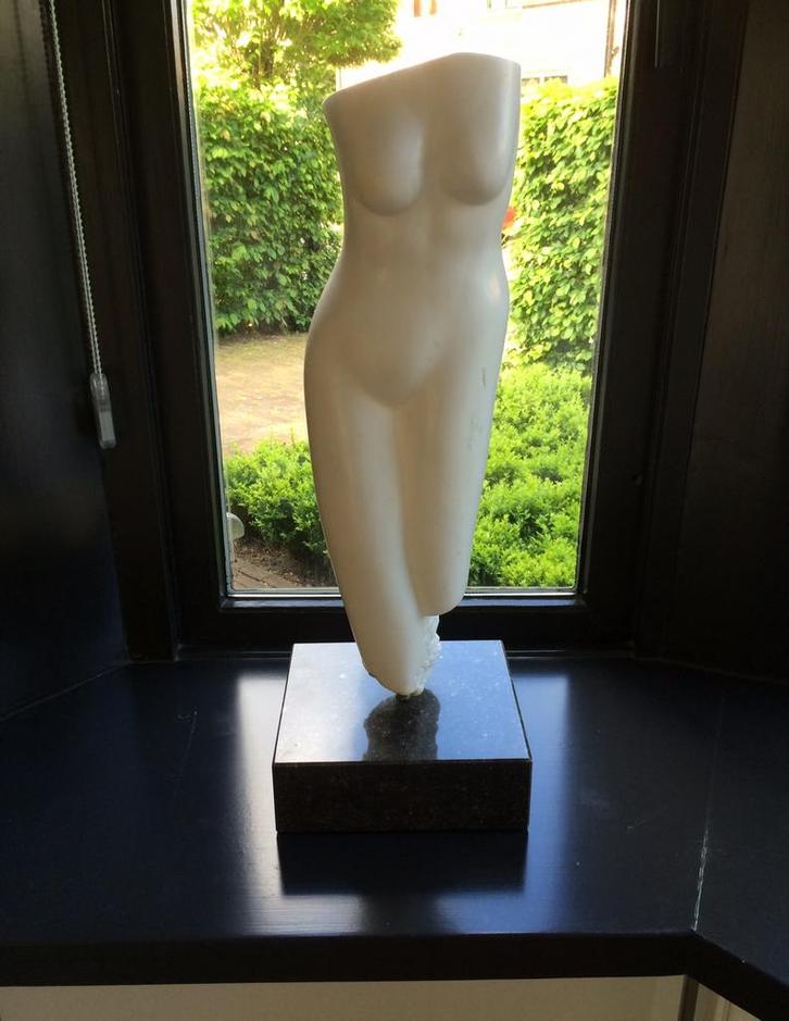 Spekstenen Vrouwentorso, Antiek en Kunst, Kunst | Beelden en Houtsnijwerken, Ophalen of Verzenden