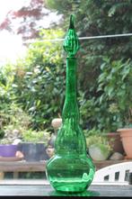 Empoli glas, Genie bottle, Glas Italiaans, Genie vaas, Ophalen of Verzenden