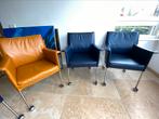 Design on Stock stoelen, Huis en Inrichting, Vijf, Zes of meer stoelen, Blauw, Metaal, Zo goed als nieuw
