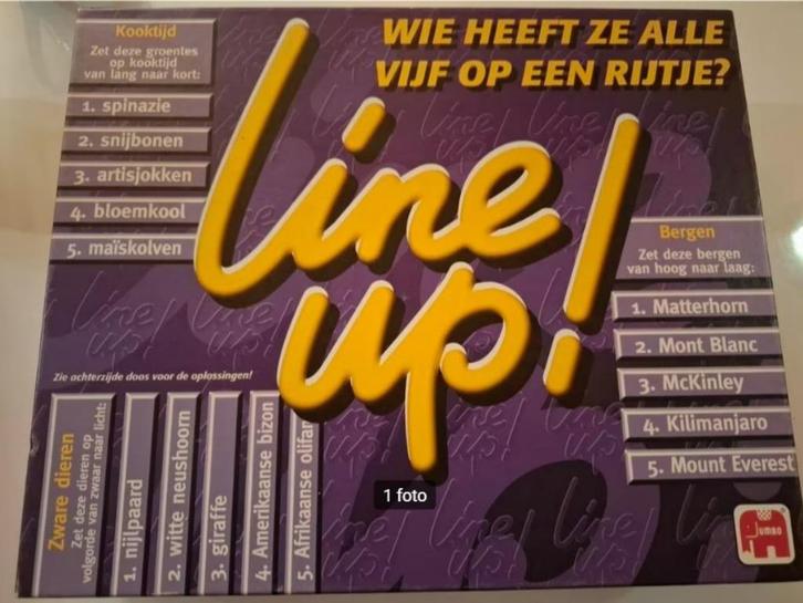 Line up: gezelschapsspel van Jumbo, Hobby en Vrije tijd, Gezelschapsspellen | Bordspellen, Nieuw, Een of twee spelers, Drie of vier spelers