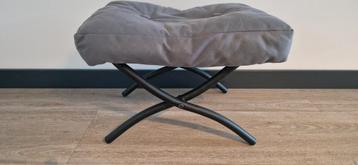 Inklapbaar Voetenbankje - Grijs beschikbaar voor biedingen