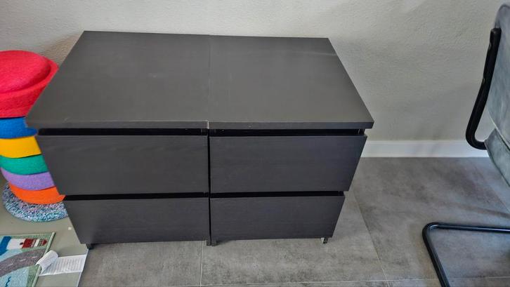 2x IKEA Malm Ladekast, Huis en Inrichting, Kasten | Ladekasten, Ophalen