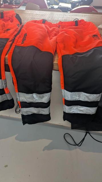 Kettingzaag broek Sip oranje met RWS striping klasse 1  beschikbaar voor biedingen