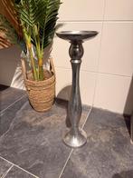 Kaarsenstandaard kandelaar zuil voor plantje zilver, Ophalen, Zo goed als nieuw, Overige kleuren, 25 tot 50 cm