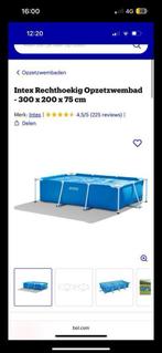 Intex frame pool zwembad 300x200x75, Ophalen, Gebruikt, Minder dan 80 cm, Minder dan 200 cm