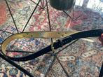 Vintage zwart leren riem zilverkl gesp art deco boho chique, Kleding | Dames, Riemen en Ceinturen, Heupriem, Ophalen of Verzenden