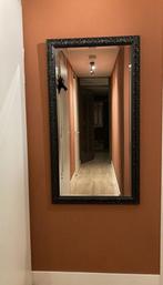 Spiegel met barok rand in de kleur zwart, Huis en Inrichting, Woonaccessoires | Spiegels, Ophalen, 100 tot 150 cm, Zo goed als nieuw
