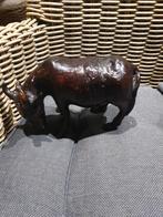 Antieke bronzen stier sculptuur, Antiek en Kunst, Ophalen of Verzenden