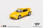 Jsn Mini GT 1:64 RUF CTR Anniversary Blossom Yellow LHD, -, Nieuw, Ophalen of Verzenden, Mini GT