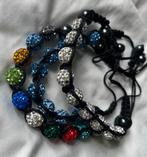 Kristallen Armbandjes Set, Overige materialen, Zwart, Ophalen of Verzenden, Zo goed als nieuw