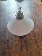 Wit opaline hanglampje vintage, Ophalen of Verzenden, Zo goed als nieuw, Glas, Minder dan 50 cm