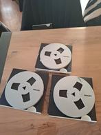 3 philips bandrecorderbanden 18 cm met opbergboxen, Ophalen of Verzenden, Bandrecorder