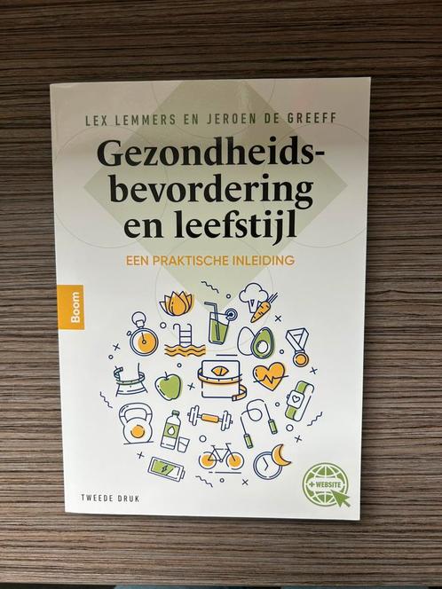 HBO-V boek: gezondheidsbevordering en leefstijl, Boeken, Studieboeken en Cursussen, Nieuw, HBO, Beta, Ophalen of Verzenden