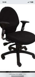RH bureaustoel 100/medium zwart TOPSTOEL! GRATIS BEZORGD, Huis en Inrichting, Bureaustoelen, Ophalen of Verzenden, Zo goed als nieuw