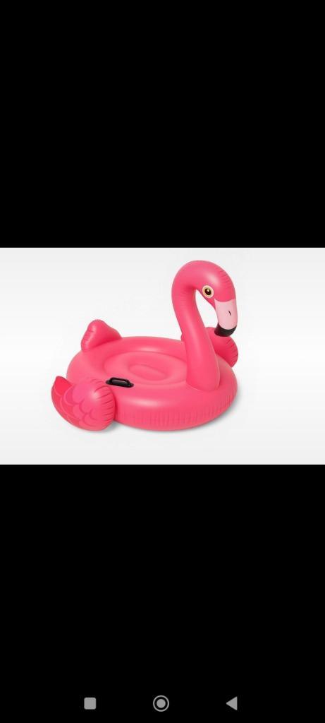 Grote opblaas flamingo, Kinderen en Baby's, Speelgoed | Buiten | Opblaasfiguren, Zo goed als nieuw, Ophalen of Verzenden