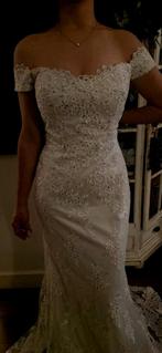 Prachtige Trouwjurk bridal jurk maat 38 / M, Ophalen of Verzenden, Zo goed als nieuw, Wit, Trouwjurk