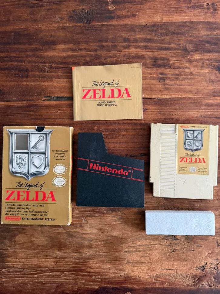 The Legend of Zelda Nintendo NES game compleet, Spelcomputers en Games, Games | Nintendo NES, Zo goed als nieuw, Avontuur en Actie