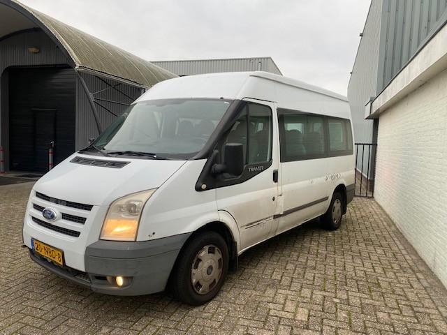 Ford Transit 2.2 D 280M 63KW Kombi 2010 Wit EURO5 9 persoons, Auto's, Ford, Bedrijf, Transit, ABS, Airbags, Airconditioning, Alarm