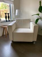 Mooie fauteuil - merk Goossens, Huis en Inrichting, Minder dan 75 cm, Leer, Zo goed als nieuw, 50 tot 75 cm