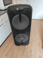 Karaoke Bluetooth box met 2 draadloze microfoons, Ophalen, Gebruikt, 120 watt of meer, Overige merken