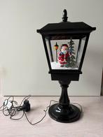 Kerstman lantaarn met bewegend sneeuw met lampje, Diversen, Kerst, Ophalen, Zo goed als nieuw