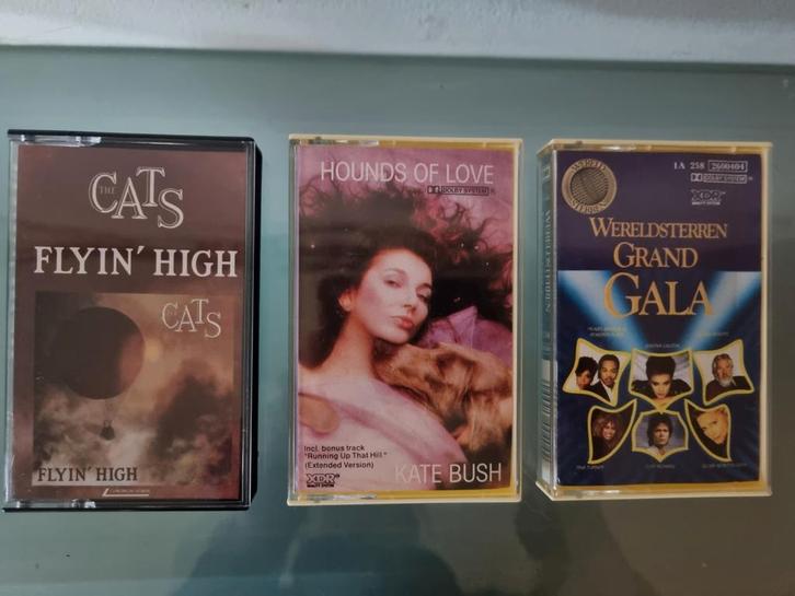 Vintage, 2x, Muziek Cassettes Zie Info/Foto's, Inwst:, Cd's en Dvd's, Cassettebandjes, Zo goed als nieuw, Origineel, Overige genres
