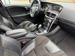 Volvo V40 1.6 T3 R-Design Airco/ECC,Navigatie,Camera,Half le, Auto's, Voorwielaandrijving, Gebruikt, Zwart, 4 cilinders