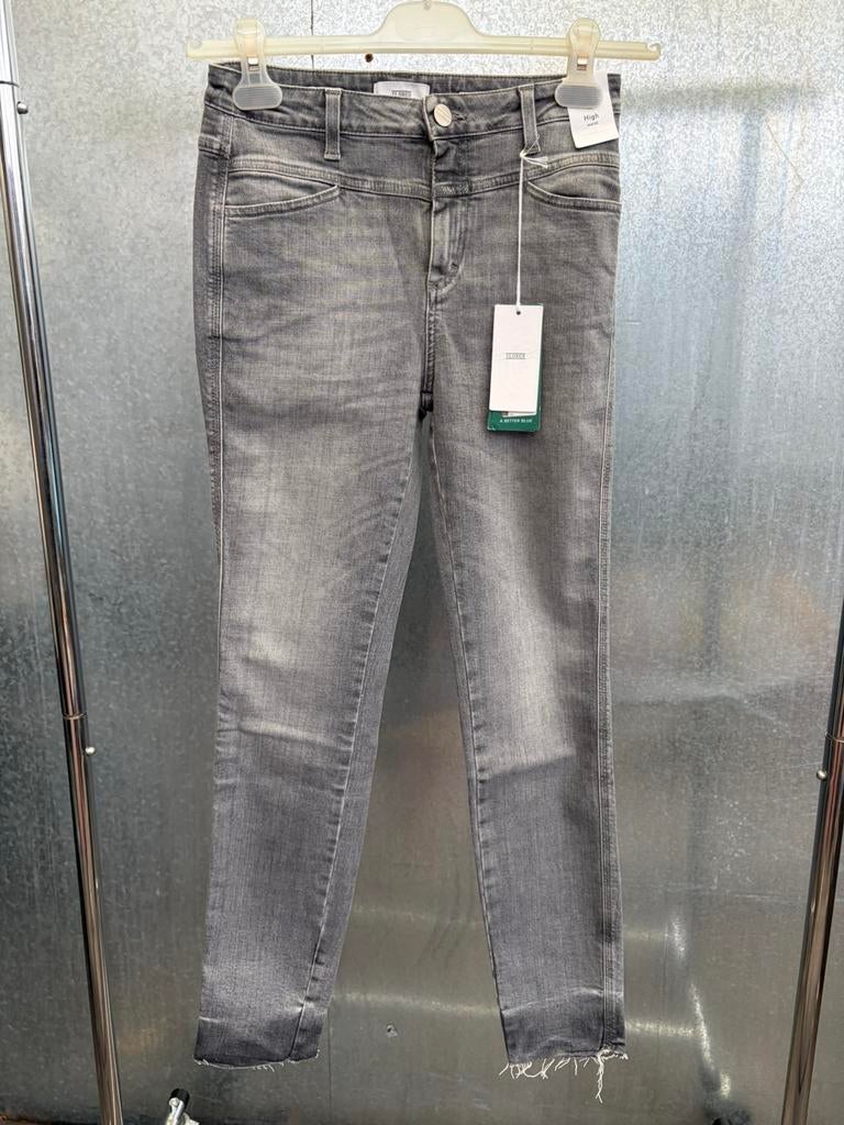 Closed jeans grijs 27 skinny pusher spijkerbroek €220, Ophalen of Verzenden, Zo goed als nieuw, Grijs, W27 (confectie 34) of kleiner