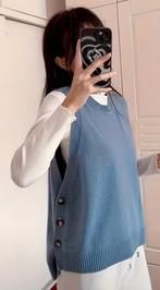 Elegante Blauwe dameswolvest | Modieus, veelzijdig vest met, Kleding | Dames, Ophalen of Verzenden, Nieuw, Blauw