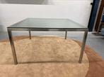 Metaform tafel S16 Glas Design Eetkamertafel 130x130, Ophalen of Verzenden, Vijf personen of meer, Metaform, Rechthoekig