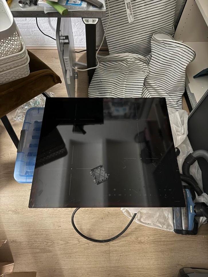 Inductie kookplaat 59cm zgan, Witgoed en Apparatuur, Kookplaten, Zo goed als nieuw, Inbouw, Inductie, 4 kookzones, Ophalen