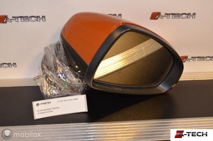 Buitenspiegel rechts Audi A1 Sportback 8X ('12-'18) A406, Auto-onderdelen, Spiegels, Audi, Gebruikt, Ophalen of Verzenden