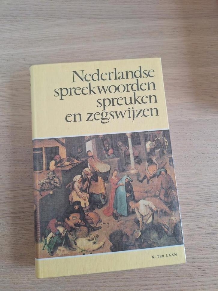 Nederlandse Spreekwoorden K. ter Laan, Boeken, Woordenboeken, Gelezen, Nederlands, Overige uitgevers, Ophalen of Verzenden