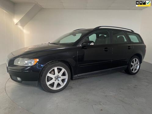 Volvo V50 2.4i Momentum Airco, LMV,Ledere bekleding, Auto's, Volvo, Bedrijf, Te koop, V50, ABS, Airbags, Airconditioning, Boordcomputer