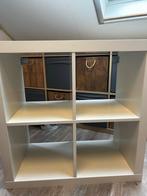 IKEA Lack Kast - Wit - 4 vakken, Huis en Inrichting, Kasten | Boekenkasten, Ophalen, Met plank(en), Kunststof, Gebruikt