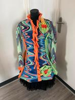 Nieuwe exclusieve oranje/ vrolijke Carnavalsjas maat 44/46, Carnaval, Maat 42/44 (L), Nieuw, Ophalen of Verzenden