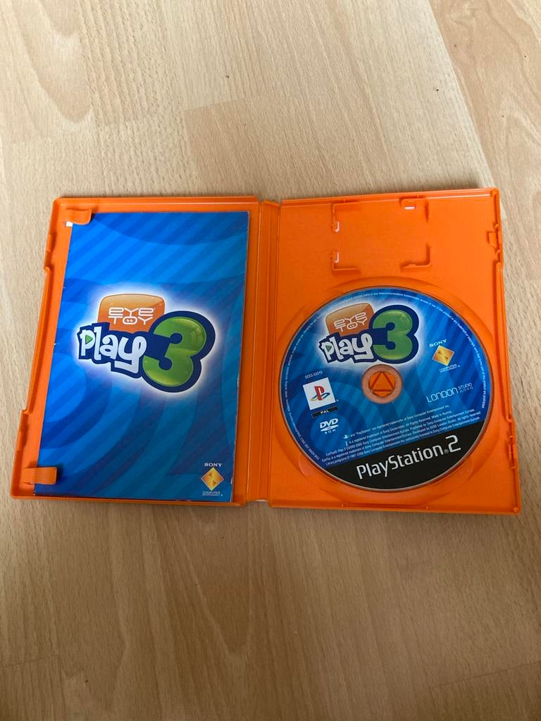 EyeToy Play 3 - PlayStation 2, Avontuur en Actie, Gebruikt, 2 spelers, Eén computer