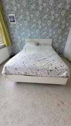tweepersoons Auping boxspring, Gebruikt, Wit, Tweepersoons, 200 cm