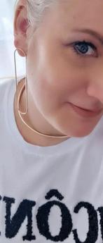 Grote gouden of zilveren statement oorbellen SMTNG Fab., Hangers, Nieuw, Ophalen of Verzenden, Goud