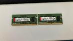 2xKingston ValueRAM 4GB PC4-19200 (2400Mhz) SODIMM Module, Computers en Software, RAM geheugen, Ophalen of Verzenden, Zo goed als nieuw