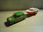 Simca 1100 Club Louis set met trailer en boot Majorette, Hobby en Vrije tijd, Ophalen of Verzenden, Zo goed als nieuw, Auto