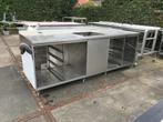 RVS "custom made" buitenkeuken meubel incl. BBQ EGG gat, Tuin en Terras, Ophalen, Gebruikt