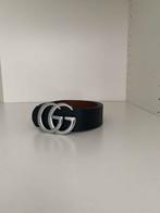 Gucci riem zwart en zilver, Kleding | Heren, Riemen en Ceinturen, Ophalen of Verzenden, Nieuw, Zwart